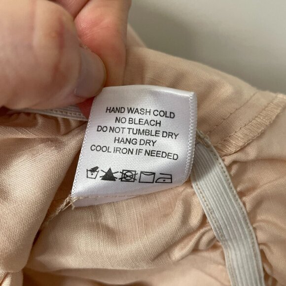 LPA Off The Shoulder Pullover Long Bell Sleeve Casual Cropped Top Cream Medium - Picture 6 of 7